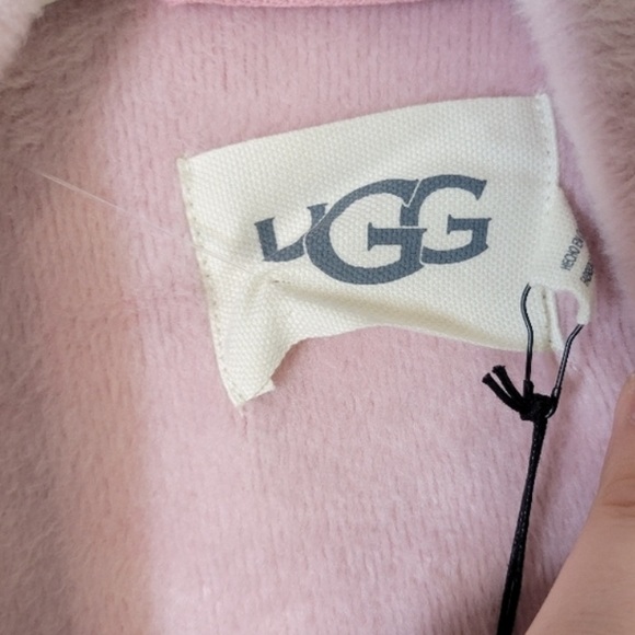 UGG Leopard Pink Print Robe -SMALL NEW WITH TAGS - Picture 7 of 11